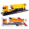 Remote Control Truck 2.4Ghz RC Dump Truck Construction Vehicle Toy with LED Lights and Simulation Sound for Kids White 
