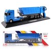 Remote Control Truck 2.4Ghz RC Dump Truck Construction Vehicle Toy with LED Lights and Simulation Sound for Kids White 