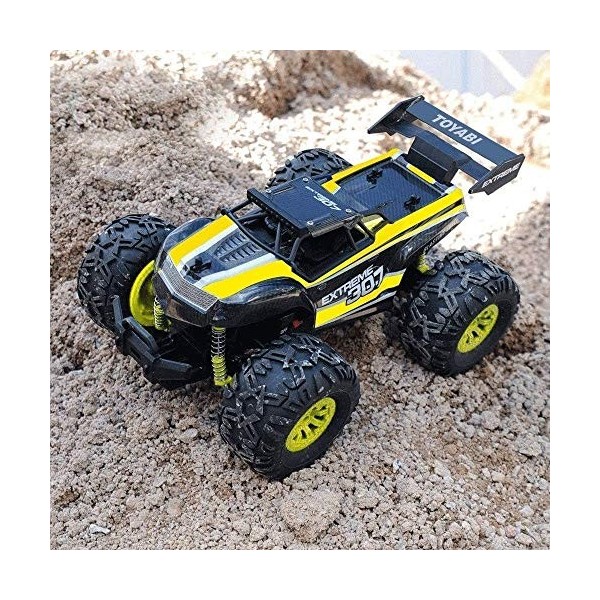 1: 18 All Terrain Remote Control Truck 2.4G Remote Control Off-Road Climbing Car 2WD Off-Road RC Trucks for Adults Kids Elect