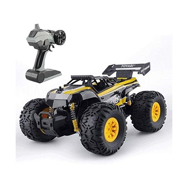 1: 18 All Terrain Remote Control Truck 2.4G Remote Control Off-Road Climbing Car 2WD Off-Road RC Trucks for Adults Kids Elect