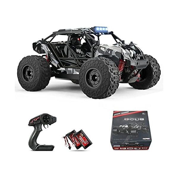 Voiture Télécommandée 4WD,Jouet Enfants RC Voiture Rotation à 360°,Amphibie  Rechargeable Stunt Car,2.4GHz Deux Télécommande,Cadeaux