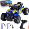 NATTHSWE Voiture télécommandée, 1:16 Offroad RC Voiture 2.4GHz Tout-Terrain Crawlers RC Voiture Télécommandée pour Enfants 6 