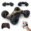 GX&XD Voiture Telecommandee vec Bracelet, 4WD 360°Rotation Stunt Car Offroad RC Véhicule avec Lumières LED et Musique, 2.4GHz