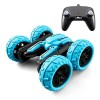 SCOOVY 4WD Auto Demo RC Stunt Cars, 360° Rotating & Flipping Remote Control Car Toy, Double Face RC Vehicles Crawlers with LE