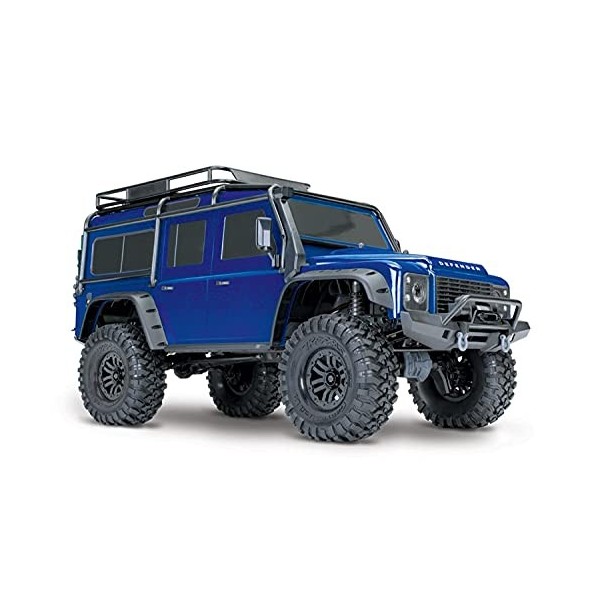 Traxxas Landrover Defender Rouge Brushed Auto RC électrique Crawler 4 Roues motrices 4WD prêt à fonctionner RTR 2,4