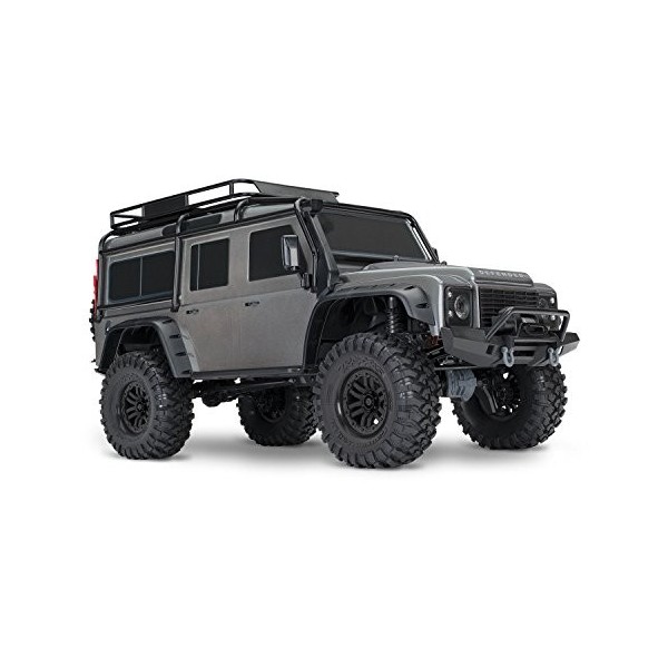 Traxxas Landrover Defender Rouge Brushed Auto RC électrique Crawler 4 Roues motrices 4WD prêt à fonctionner RTR 2,4