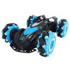 Watch Handle Dual Mode Special Effects Remote Control Car 1/14 Ratio 1500MAHA Dual Battery RC Vehicle 2.4G 4x4 with Spray Lig