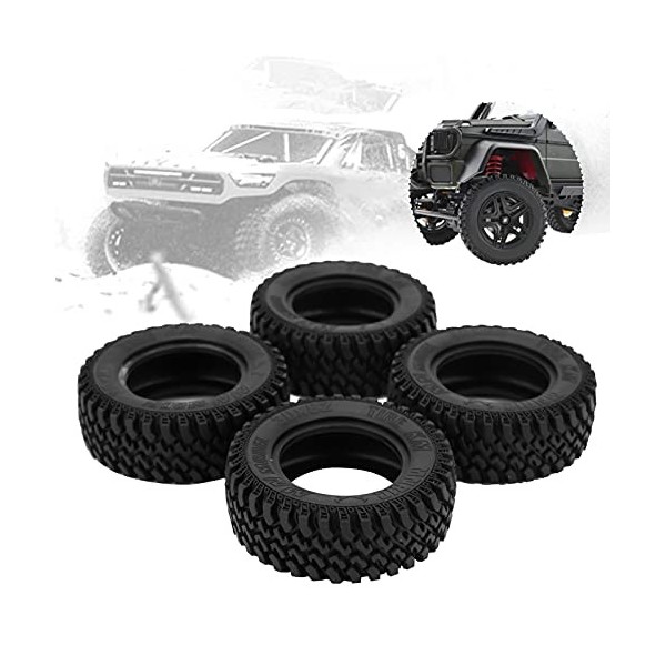 Roues RC 1/12 RC Crawlers Wheels 4 pièces longue durée de vie pour MN86 1/12 RC Crawlers Mise à niveau