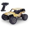 1/10 Scale Electric Off-Road Climbing Remote Control Car Rubber Anti-Skid Tires All Terrain RC Vehicle Dual Battery/2.4G Wire