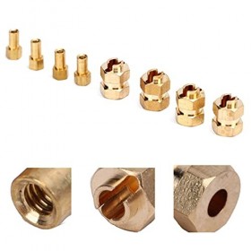 Hexagone de Roue, Fine Craftsmanship RC Crawlers Hexagone de Roue pour Adaptateur étendu Hex de Roue pour Accessoire de Cheni