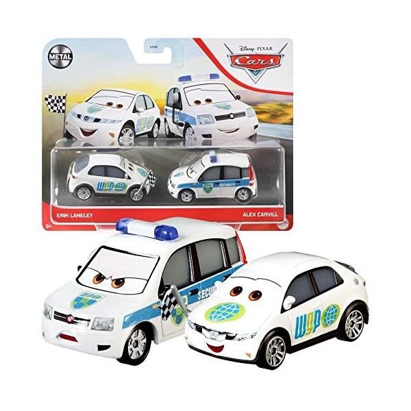 Mattel Sélection Double Pack | Disney Cars | Modèles Véhicules | Die Cast 1:55, Cars Doppelpacks:Dinoco Mia & Tia