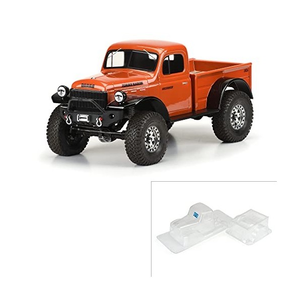 Pro-Line Racing 1946 Dodge Power Wagon Clear Body 12.3 WB Crawler PRO349900 Body & Wings