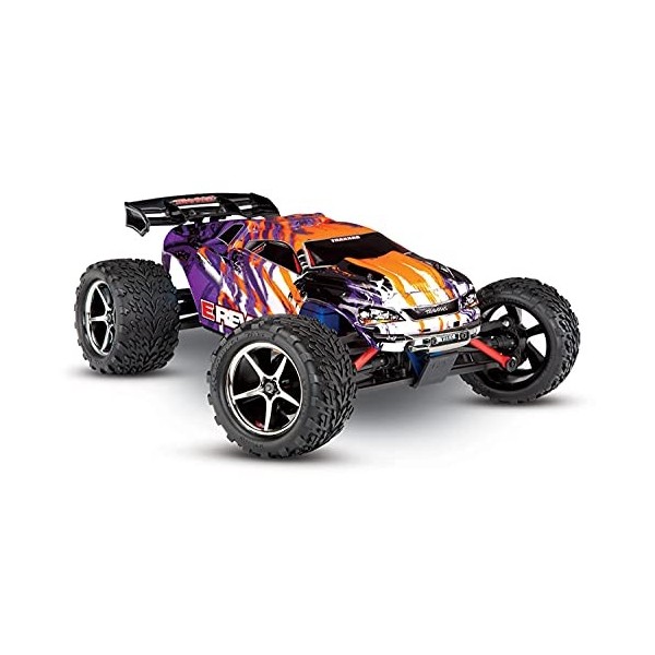 Traxxas E-Revo 4x4 VXL Lilas brushless 1:16 Auto RC électrique Monstertruck 4 Roues motrices 4WD prêt à fonctionner 