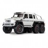 Traxxas Mercedes AMG G63 6x6 Brushed 1:10 Auto RC électrique Crawler 4 Roues motrices 6WD prêt à fonctionner RTR 2,