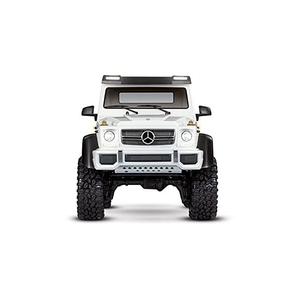 Traxxas Mercedes AMG G63 6x6 Brushed 1:10 Auto RC électrique Crawler 4 Roues motrices 6WD prêt à fonctionner RTR 2,