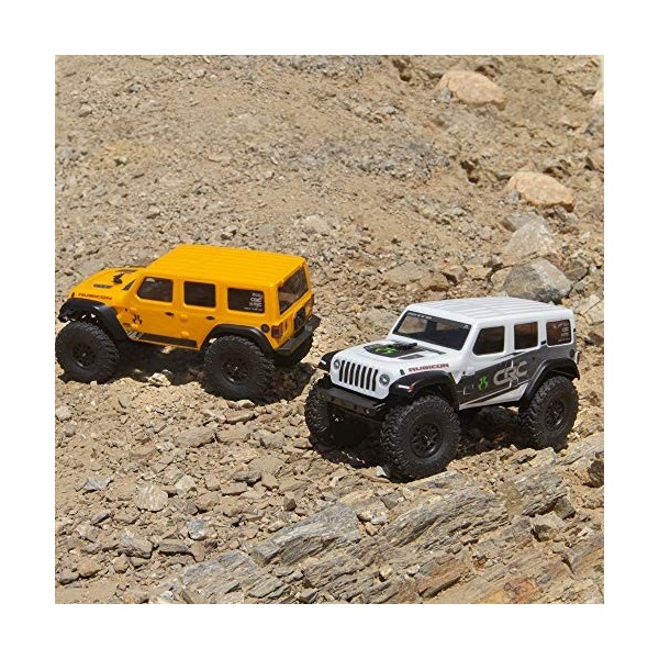 Axial-1/24 SCX24 2019 Jeep Wrangler JLU CRC 4WD Rock Crawler Brushed RTR, Yellow Produits RC Hobby, AXI00002V2T2