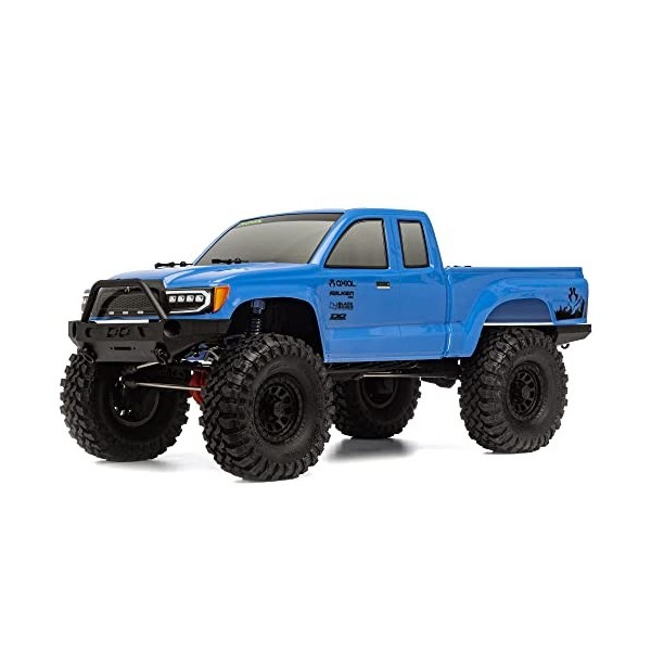 Axial RC Truck 1/10 SCX10 III Base Camp 4WD Rock Crawler Brushed RTR Batterie et Chargeur Non Inclus , Bleu, AXI03027T1