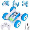 Vubkkty Voiture télécommandée RC pour Enfants, Mini 4WD 2,4 GHz, Jouet télécommandé, Flips Double Face, Rotation à 360 °, Jou