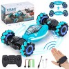 Ltteaoy Opération gestuelle RC pour Enfants, Voiture télécommandée 4WD 2,4 GHz à partir de 6/7/8/9/10/11/12 Ans, Rotation Dou