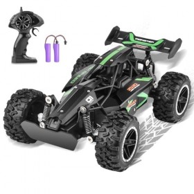 Yabtf Voiture télécommandée, Voiture RC 2.4GHz, Buggy RC 1: 18 20km / h, Voiture Jouet Hors Route télécommandée 40m, Voiture 