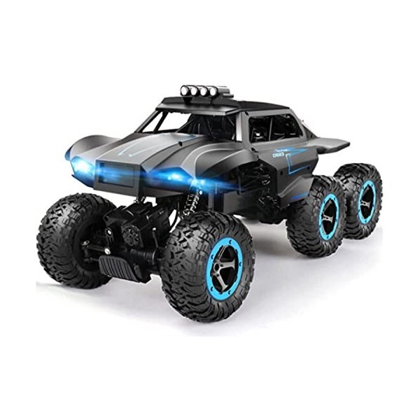 Sananke 6WD Rock Crawlers Mini Desktop Escalade Voiture Échelle 1:12 RC Voiture Amortisseur Télécommande Véhicule Hors Route 