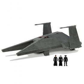 STAR WARS Micro Galaxy Squadron Inquisitor Transport Faux – Véhicule de classe Starship de 17,8 cm avec trois accessoires de 