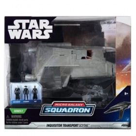 STAR WARS Micro Galaxy Squadron Inquisitor Transport Faux – Véhicule de classe Starship de 17,8 cm avec trois accessoires de 