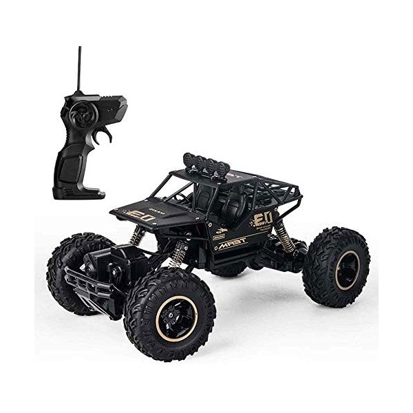 OSBELE 1:16 4WD RC Car Rock Crawlers Drive Car Double Motors Drive Bigfoot Car Télécommande Voiture Tout-Terrain Véhicule Jou