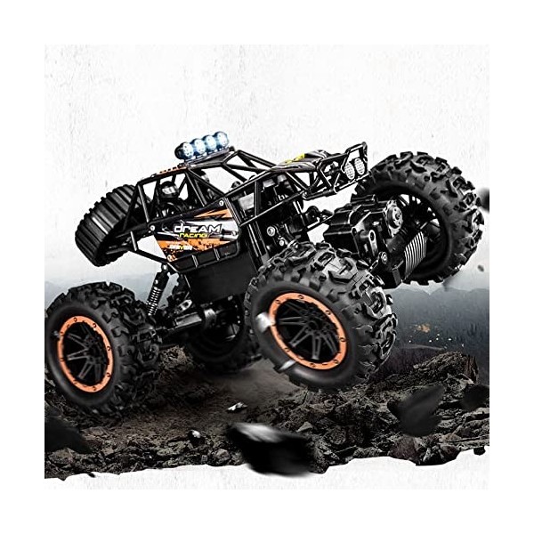 MADBLR7 1:14 Voiture RC 2.4Ghz Voitures de course à vitesse rapide Rechargeable Crawler 20km/h Buggy 4WD Voiture télécommandé