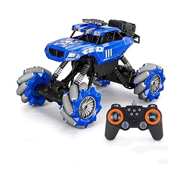 Zhangl RC SUV 4 Roues motrices à Grande Vitesse Escalade Dump Stunt Car Racing Boy Toy roulement Crawlers Monster Trucks Hors