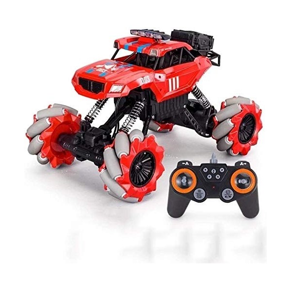 Zhangl RC SUV 4 Roues motrices à Grande Vitesse Escalade Dump Stunt Car Racing Boy Toy roulement Crawlers Monster Trucks Hors