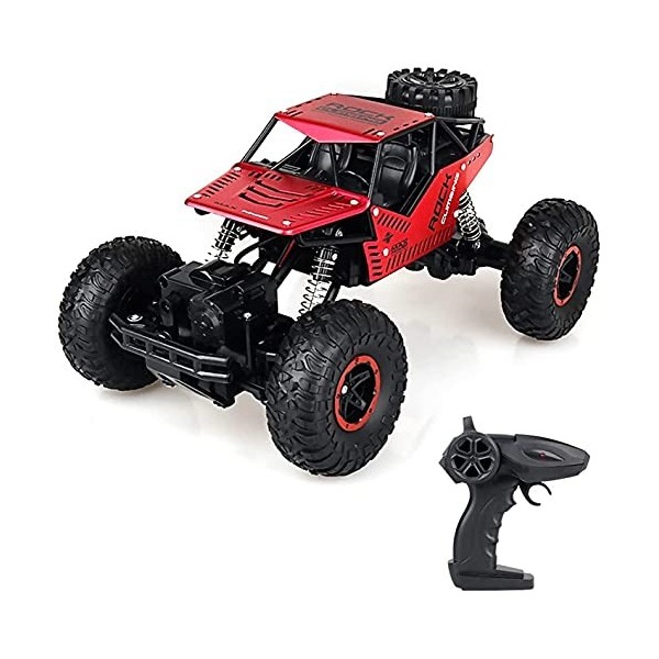 Sananke 4X4 Independent Shock Drift Car Bigfoot Off-Road Rock Crawlers Véhicule Échelle 1/16 Monster Truck2.4G Télécommande D