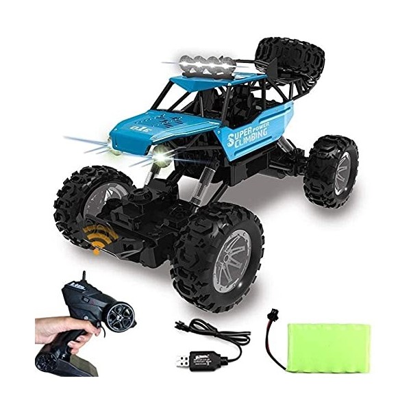 1:10 Rc Large Feet Rock Crawlers Car 2.4Ghz Radio Télécommande Voiture Vitesse Giant RC Off Road Hobby Electric Fast Racing R