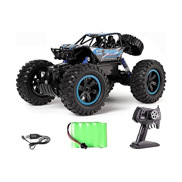 Mioioim Télécommande Voiture 2.4G Télécommande Buggy Voiture Escalade Rock Crawlers Camions Haute Vitesse Voiture Télécommand