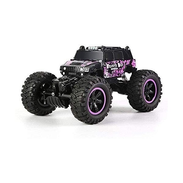 OSBELE Fast RC Cars 1:14 2.4G 4WD Monster Desert Rock Crawlers Tout Terrain Escalade RC Voiture Télécommande Double Moteurs L