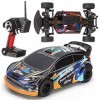 Zhangl 1:24 voiture télécommandée 25 kmh haute vitesse brushless Quad entraînement RC Car Pied Stomp Lancement daction Rocke