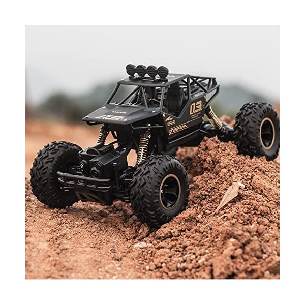 1:16 Haute Vitesse 4WD Électrique Tout Terrain Jouets pour Enfants Monster Crawlers Chariot Alliage Shell 2.4Ghz Supprimer Co