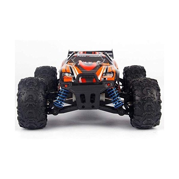 Zhangl 01:18 RC Electric Tous Buggy camion Terrain monstre étanche 2,4 GHz 40 kmh Double moteur de charge rapide à la proport