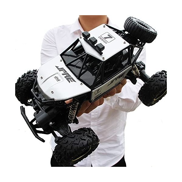 2.4G Télécommande sans fil Crawler Buggy Racing Car 1:24 RC Large Feet Rock Crawlers Car, 4WD Off Road RC Drifting Escalade C