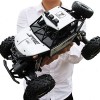 2.4G Télécommande sans fil Crawler Buggy Racing Car 1:24 RC Large Feet Rock Crawlers Car, 4WD Off Road RC Drifting Escalade C