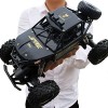 2.4G Télécommande sans fil Crawler Buggy Racing Car 1:24 RC Large Feet Rock Crawlers Car, 4WD Off Road RC Drifting Escalade C