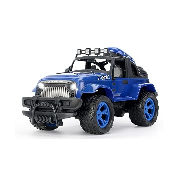 JIUFACAI 1:18 RC Truck 2.4Ghz Télécommande Voiture RC Crawlers 20KM/H Haute Vitesse RC Voitures Électrique Rock Climber Stunt