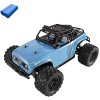 WANIYA1 1/18 échelle 4x4 Bleue Hors Route Rc Voiture, 4 0 km/h Grande Vitesse Rc Crawlers Tous Les terrains Rc Véhicule étanc