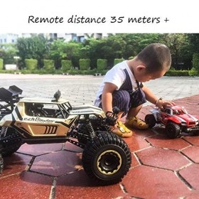 1&nbsp;：8 Échelle sans Fil Rechargeable Grande Voiture descalade Rc Monster Truck Haute Vitesse Télécommande Voiture Jouets 2.4G 