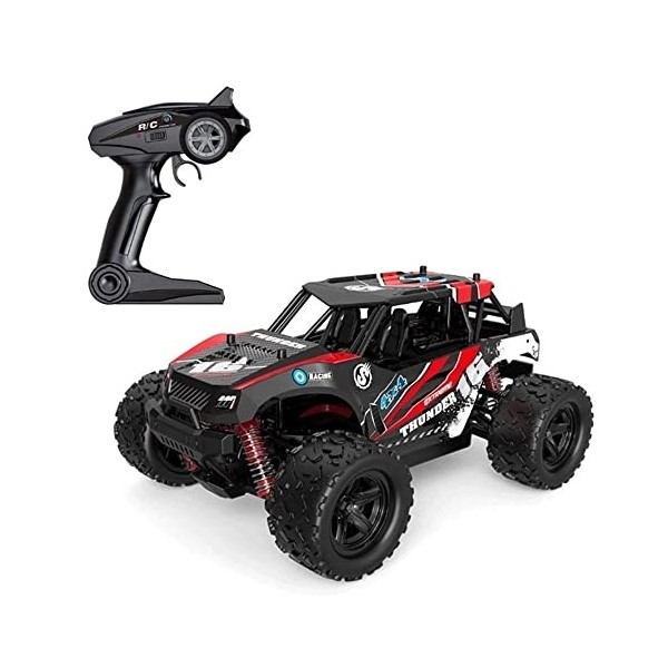 TEKZEN 1/18 Véhicule Tout-Terrain Télécommande Voiture Escalade RC Voiture Escalade à Grande Vitesse Voiture Buggy 2.4Ghz Mon