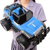 Jouets télécommandés, 1:14 Voiture RC avec lumières LED Rechargeable 2.4G Radio télécommande Voiture Tout-Terrain Monster Tru