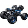 Voiture de conduite All Terrain RC Car 1/14 4WD Crawlers 4x4 Double Motors Drive Big Foot Car 2.4G Télécommande Voiture Rock 