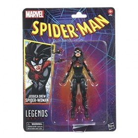 Spider-Man Hasbro Marvel Legends Series, Jessica Drew Spider-Woman, Figurine de Collection Legends de 15&nbsp;cm