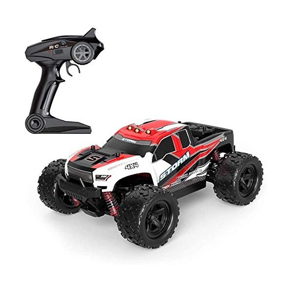 SUBECO Voiture télécommandée 2,4 GHz Voiture RC Haute Vitesse RC Voiture à dérive Rapide Tout-Terrain Monster Truck Crawlers 