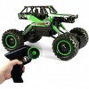 OSBELE Voiture de Loisir Rechargeable 2,4 GHz 4 Roues motrices à Vitesse Rapide Rock Crawlers Dune Buggy Télécommande Monster